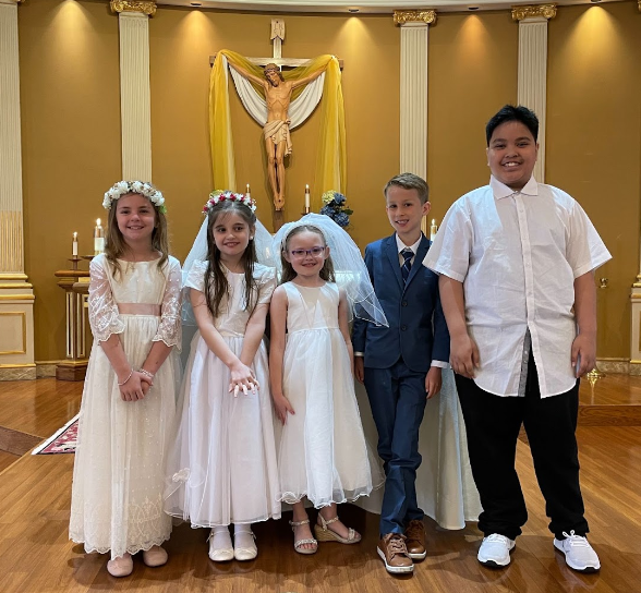 Congratulations 1st Communicants! Welcome to the Eucharistic Table.