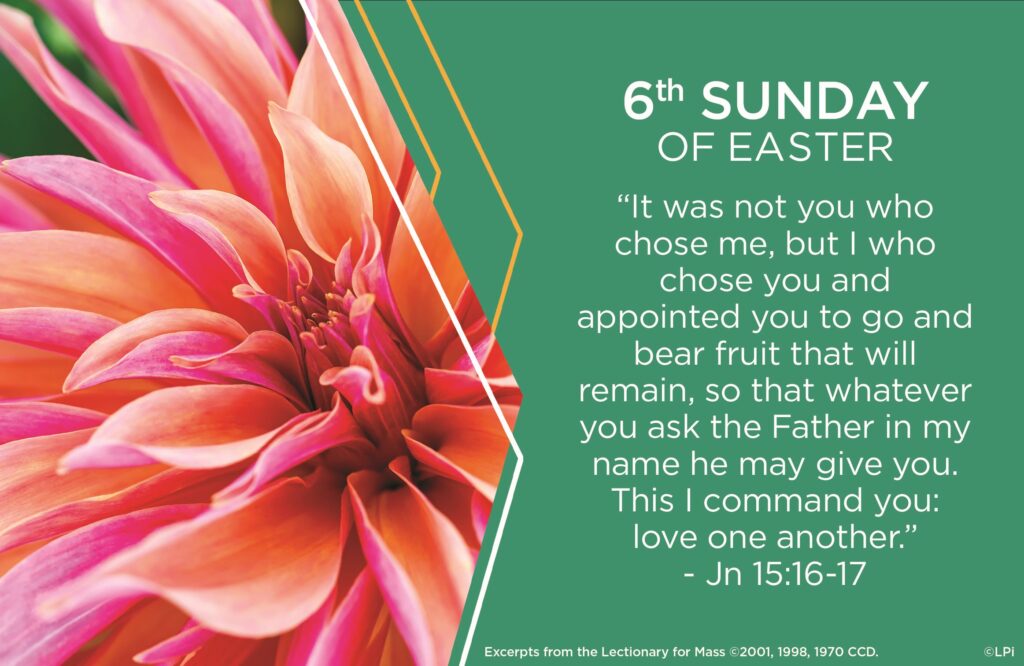 Bulletin for the 6th Sunday of Easter
