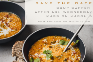 Ash Wednesday Soup Supper