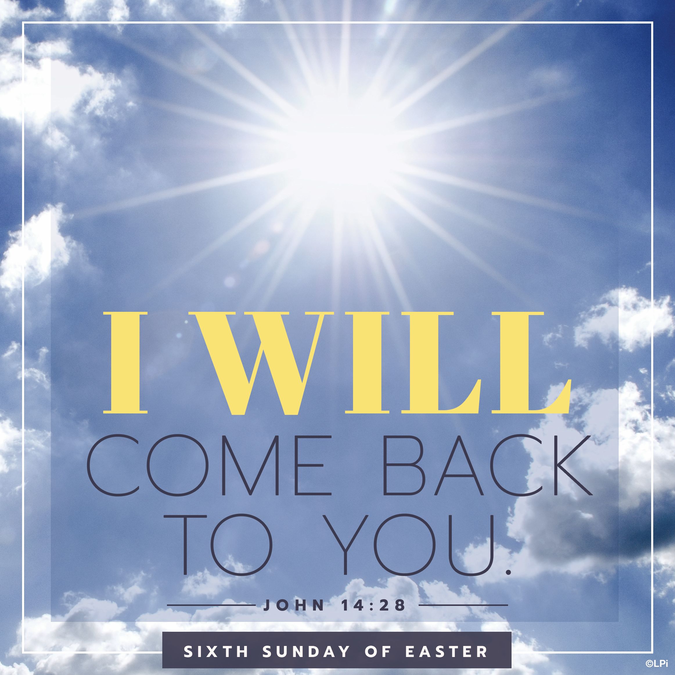 6th Sunday of Easter Bulletin (May 25)