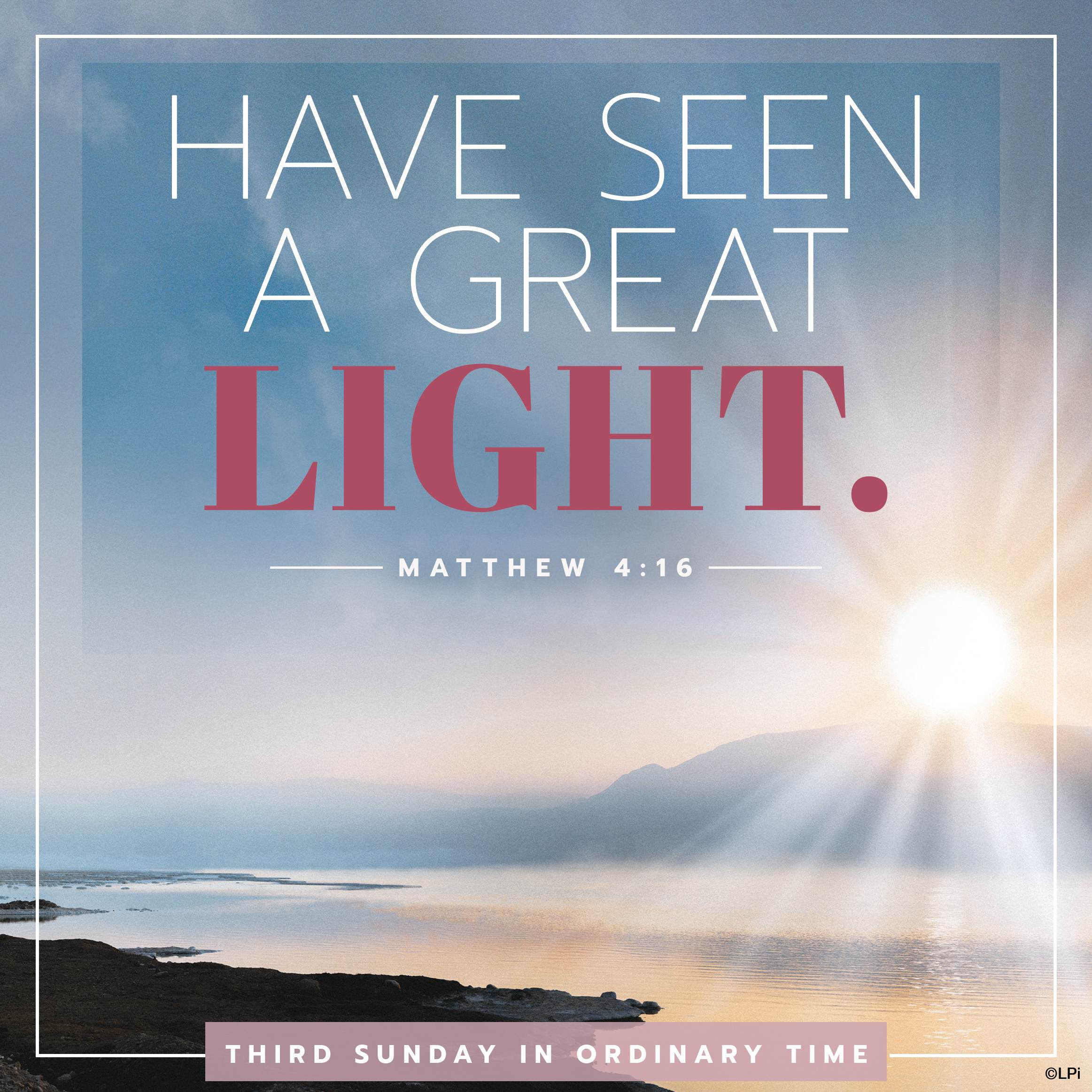 Bulletin for January 25th Weekend